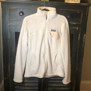 Cream Patagonia Full-Zip Re-Tool sz Med